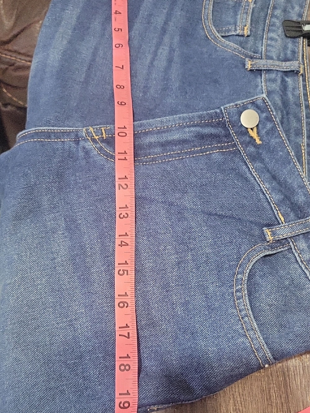 Cider Wide-Leg Jeans in Medium Blue New Size M - Picture 7 of 14
